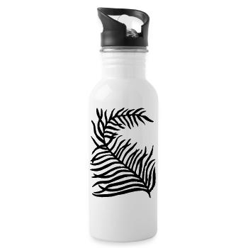 Plant - Water bottle with straw - white - Right