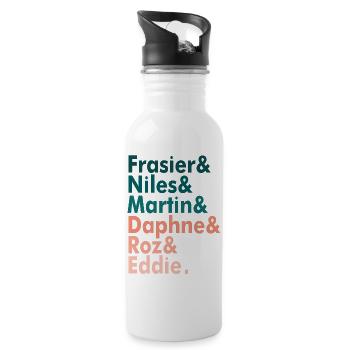 Frasier cast - Water bottle with straw - white - Right