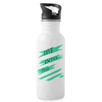 Saut à l’élastique Communauté Daring Spirit Anniversaire - Gourde avec paille intégrée - blanc - Droite