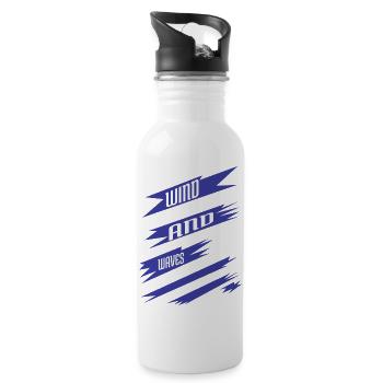 Freedom Adventures Jokes Gift - Water bottle with straw - white - Right