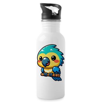 Parrot - Water bottle with straw - white - Right