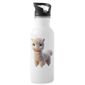 Alpaca 1 - Water bottle with straw - white - Right