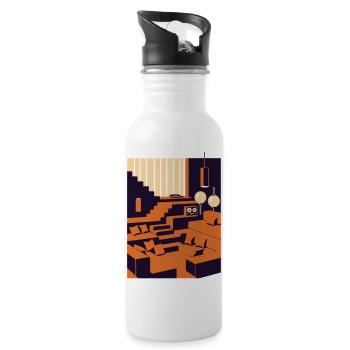 Interior Design Dream - Water bottle with straw - white - Right