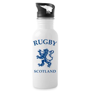 Rugby Ecosse Schottland - Gourde avec paille intégrée - blanc - Droite
