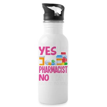 Pharmacist Pharmaceutical Technical - Water bottle with straw - white - Right