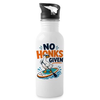  Backprint | SUP Paddleboard Board Stand Up paddel - Trinkflasche mit integriertem Trinkhalm - Weiß - Rechts