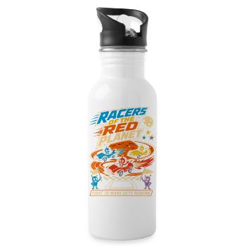 Mars Racing Alien Racer - Gourde avec paille intégrée - blanc - Droite