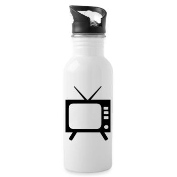 TV - Water bottle with straw - white - Right