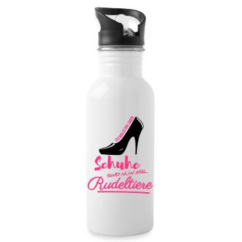 Schuhe Rudeltiere shoppen Schuhtick High heels - Trinkflasche mit integriertem Trinkhalm - Weiß - Rechts