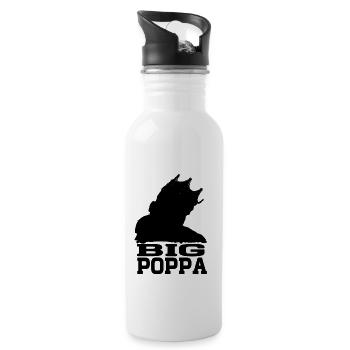 BIG POPPA - Trinkflasche mit integriertem Trinkhalm - Weiß - Rechts