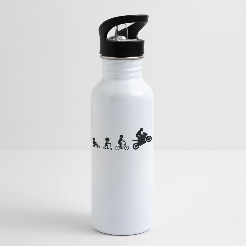 Evolution Biker Evolution Supersport 1 Water bottle with straw