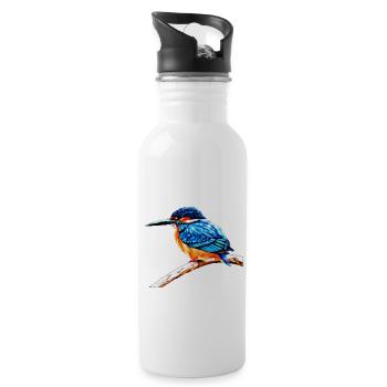 Kingfisher - Kingfisher - Water bottle with straw - white - Right