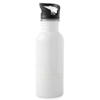 I'm not just an Aunt Splash of Sassy - Trinkflasche mit integriertem Trinkhalm - Weiß - Rechts