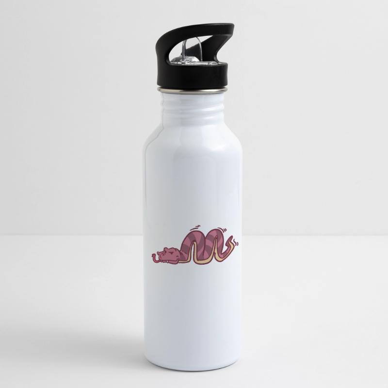 python Water bottle with straw