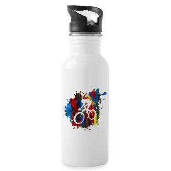 Bicycle | Road bike | cycling - Water bottle with straw - white - Right