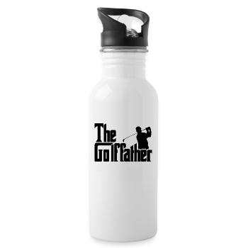 Le golffather - Gourde avec paille intégrée - blanc - Droite