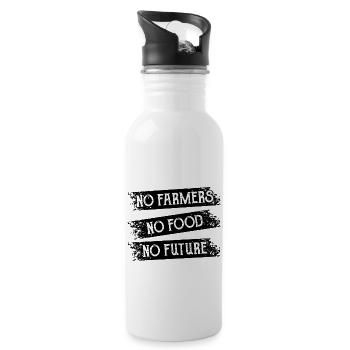 Farm Agriculture - Water bottle with straw - white - Right