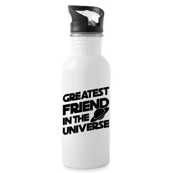 Best Friends BFF - Water bottle with straw - white - Right