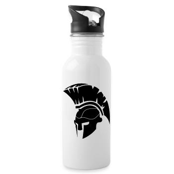 spartan - Trinkflasche mit integriertem Trinkhalm - Weiß - Rechts
