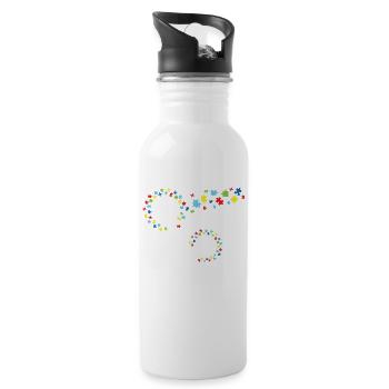 Autism Awareness World Autism Awareness Day Shirt - Trinkflasche mit integriertem Trinkhalm - Weiß - Rechts
