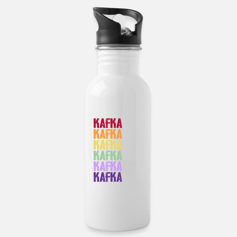 Kafka - La métamorphose - Gourde avec paille intégrée - blanc