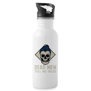DEAD MEN TELL NO TALES - Water bottle with straw - white - Right
