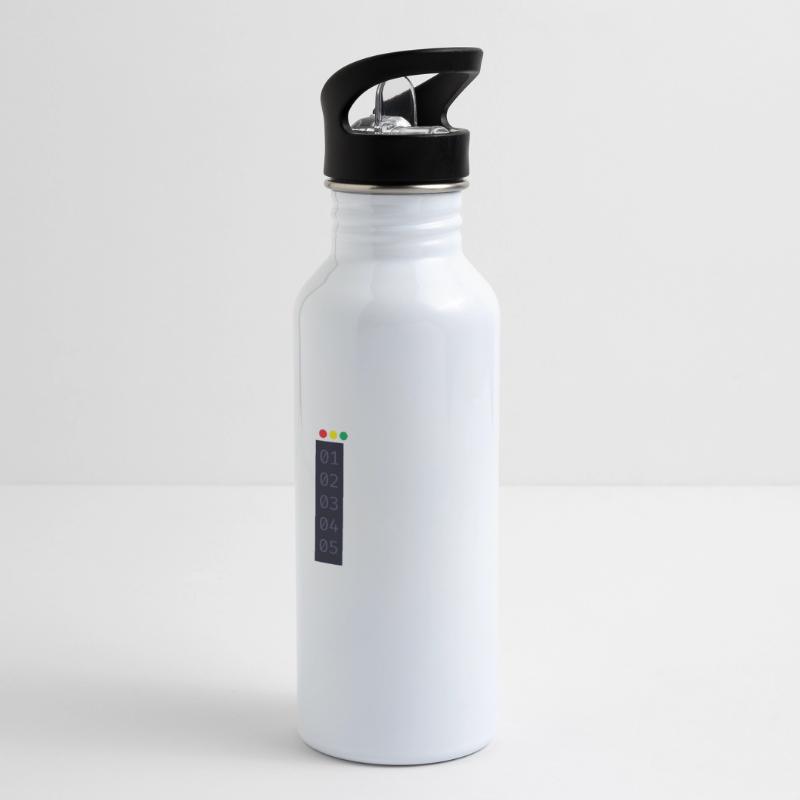 1st Rule Of Programming Programmer Coding Water bottle with straw