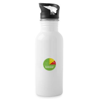 Civil engineer - Water bottle with straw - white - Right