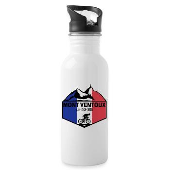 Mont Ventoux - Gourde avec paille intégrée - blanc - Droite