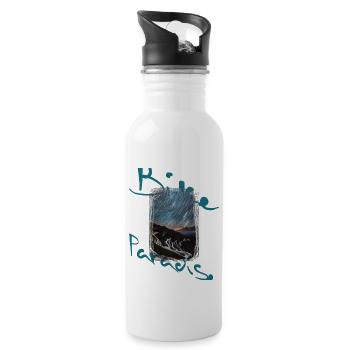 stilfser Joch - Trinkflasche mit integriertem Trinkhalm - Weiß - Rechts
