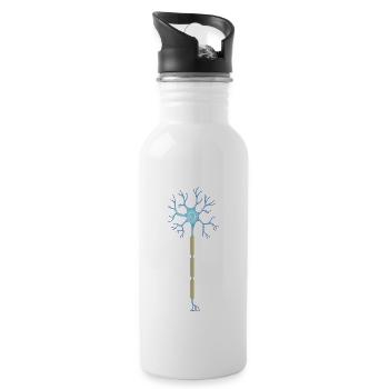 Neuron - Water bottle with straw - white - Right