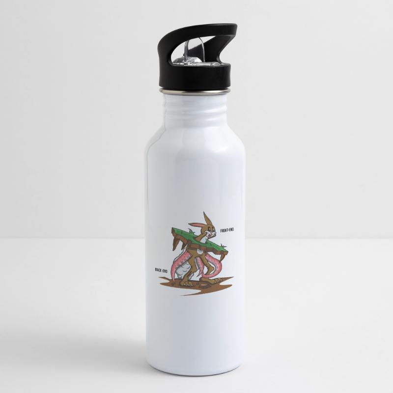 Funny programming computer science software Water bottle with straw