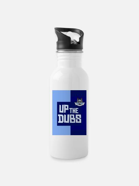 Dublin - Trinkflasche mit integriertem Trinkhalm - Weiß