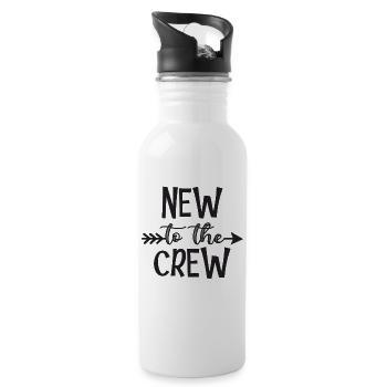 New To The Crew Onesie - Water bottle with straw - white - Right