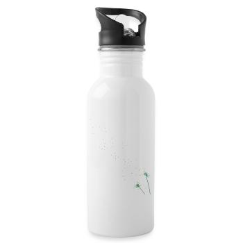 Pissenlit - Gourde avec paille intégrée - blanc - Droite