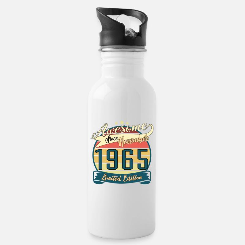 Millésime 1965 Limited à Novenber - Gourde avec paille intégrée - blanc