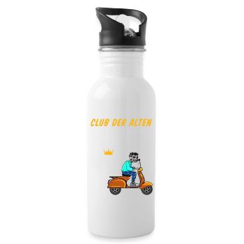 30. Geburtstag Geschenk für Männer 30. Ehrentag - Trinkflasche mit integriertem Trinkhalm - Weiß - Rechts
