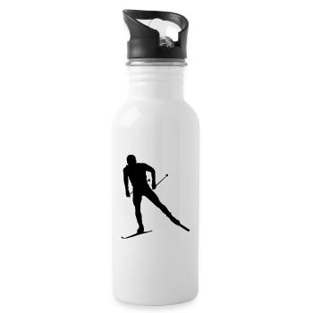 Cross-Country Classic Men's Cross-Country Skating Women - Water bottle with straw - white - Right