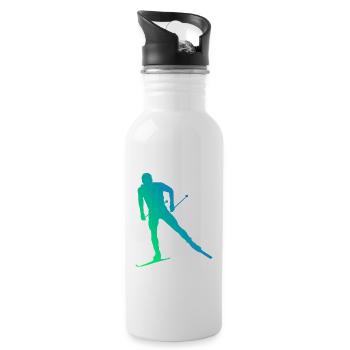 Cross-country skiing Classic Men's cross-country skiing Skating - Water bottle with straw - white - Right