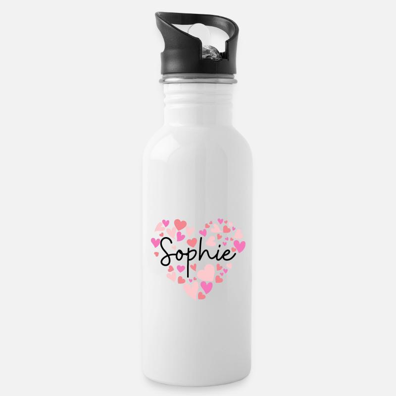 J’adore Sophie - Gourde avec paille intégrée - blanc