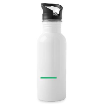Rentnerin Pension Ruhestand Geschenk Für Damen - Water bottle with straw - white - Right