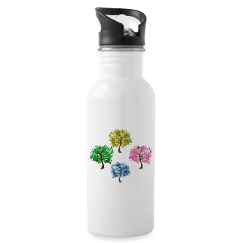 Tree - Water bottle with straw - white - Right