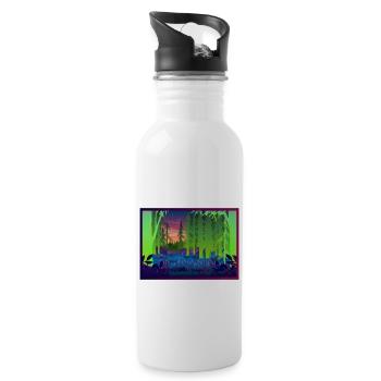 Tree - Water bottle with straw - white - Right