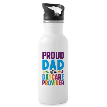 Childcare Daycare Provider Teacher - Water bottle with straw - white - Right