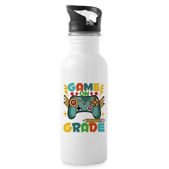Game on the 2nd grade - Water bottle with straw - white - Right