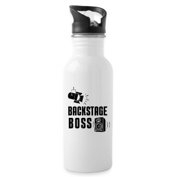 Technician Crew Backstage Boss Event - Water bottle with straw - white - Right