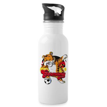 Germany Football - Water bottle with straw - white - Right
