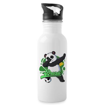 Brazil Football - Water bottle with straw - white - Right