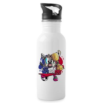 France Football - Water bottle with straw - white - Right