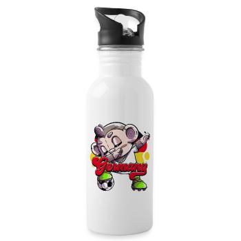 Germany Football - Water bottle with straw - white - Right